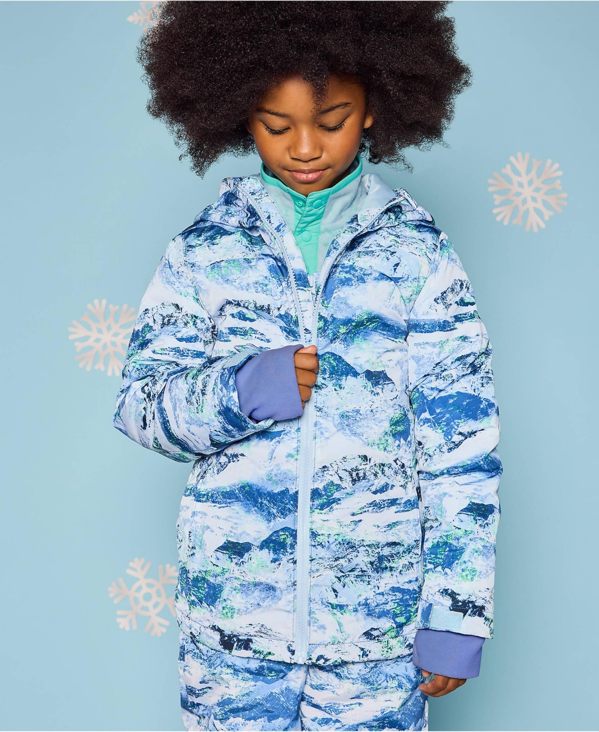 Lands' End Girls Insulated Winter Jacket