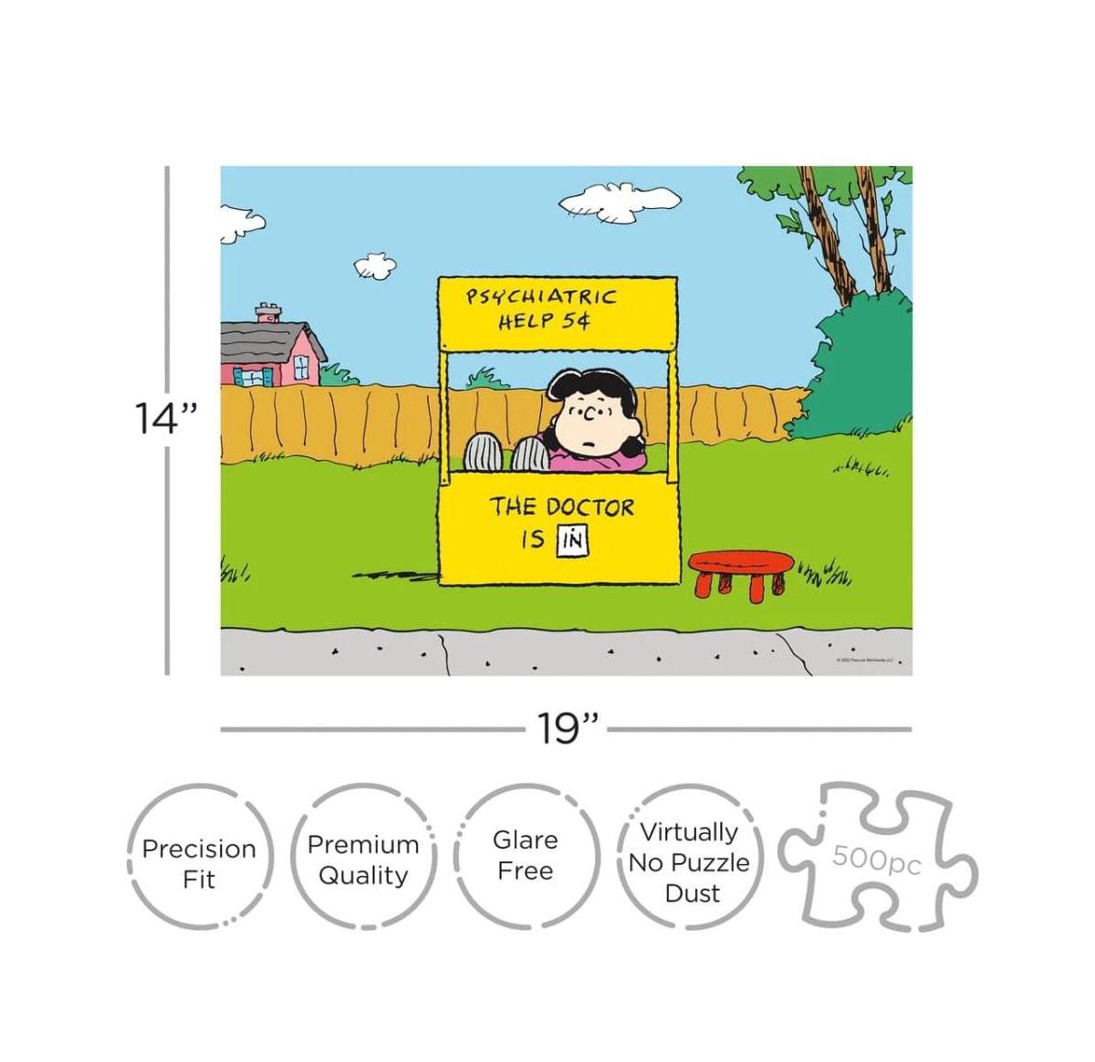 Nmr Distribution Peanuts Lucy Doctor Is In 500 Piece Jigsaw Puzzle