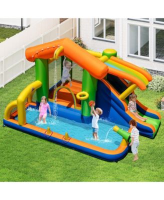 8-in-1 Inflatable Bounce House Water Park without Blower