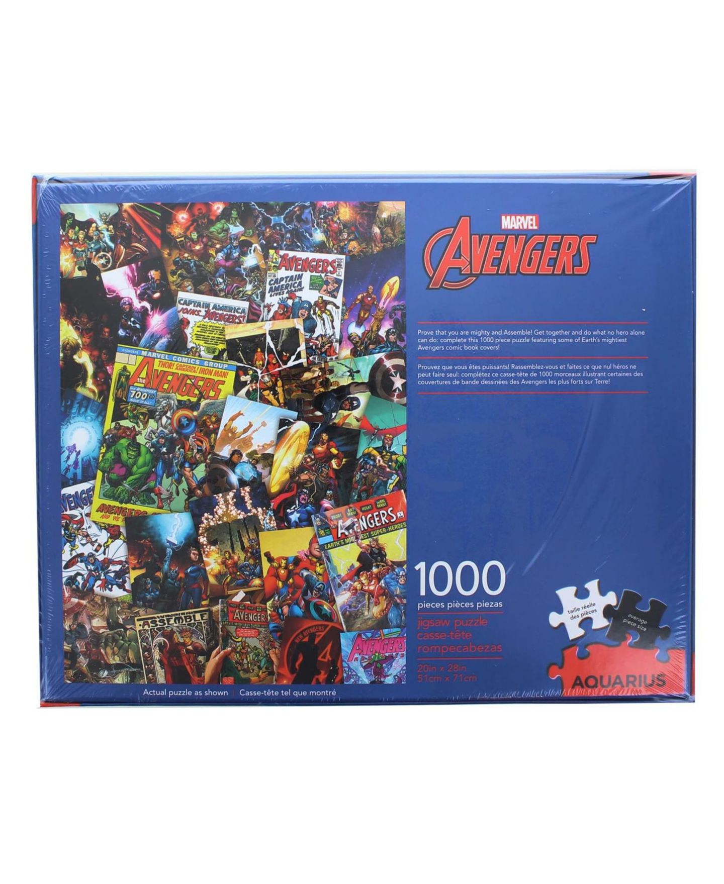 Детский пазл NMR Distribution Marvel Avengers Comic Collage 1000 Piece Puzzle, Ages 14+ — фото 3