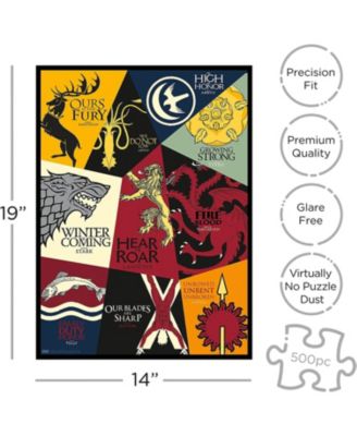 Games of Thrones Mottos 500 Piece Jigsaw Puzzle