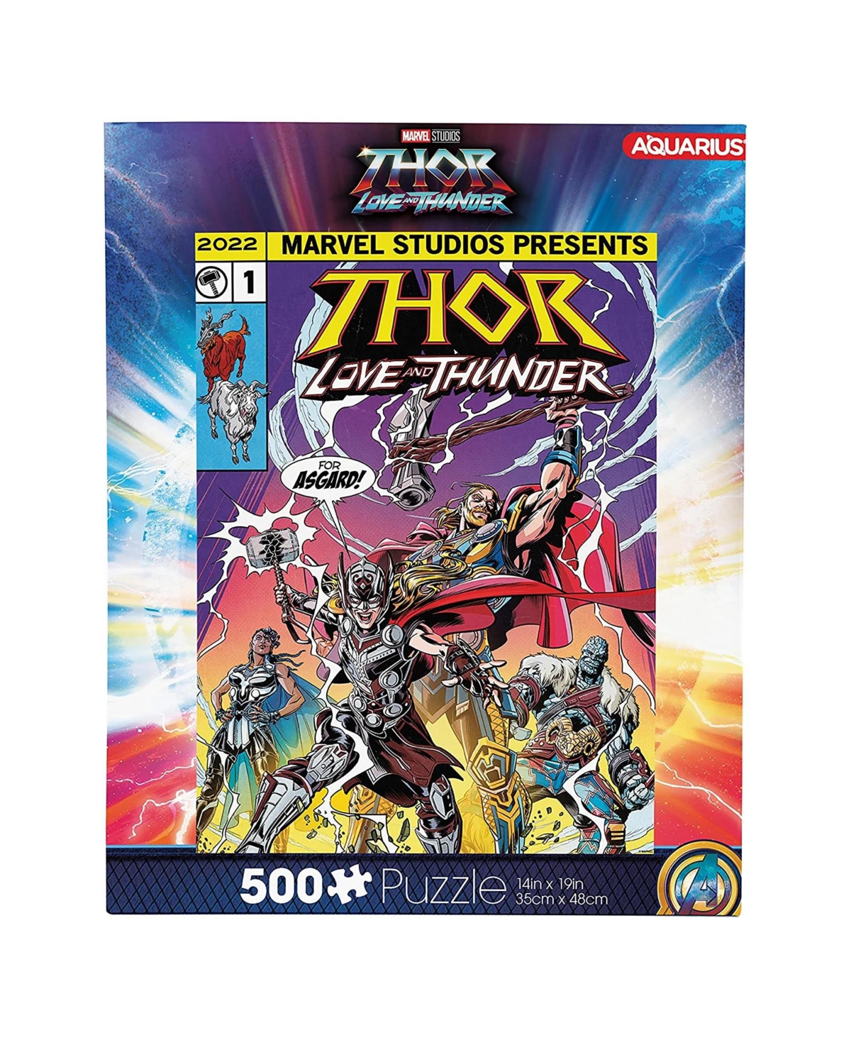 Nmr Distribution Marvel Thor Love and Thunder Comic 500 Piece Jigsaw Puzzle