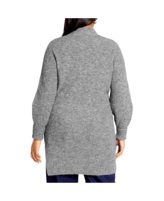 Women's Longline Split Sweater