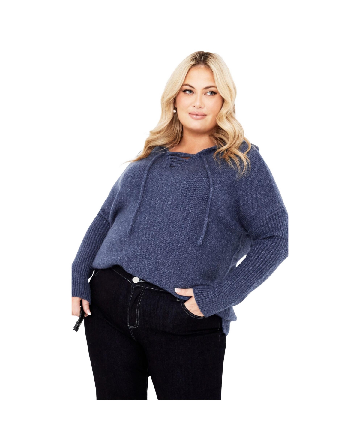 Avenue Women's Rory Laceup Sweater