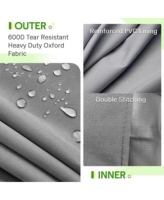 Patio Furniture Cover, Waterproof Outdoor Patio Table and Chair Set Covers, 90.5"x72.5"x27.5"