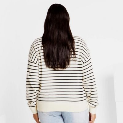 Plus Size Stripe Lilia Sweater