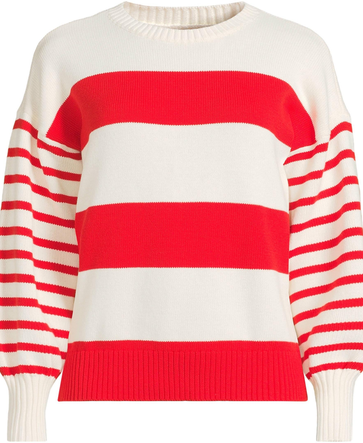 Lands' End Women's Drifter Jersey Crewneck Sweater