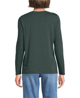 Women's Supima Cotton Long Sleeve Crewneck T-Shirt