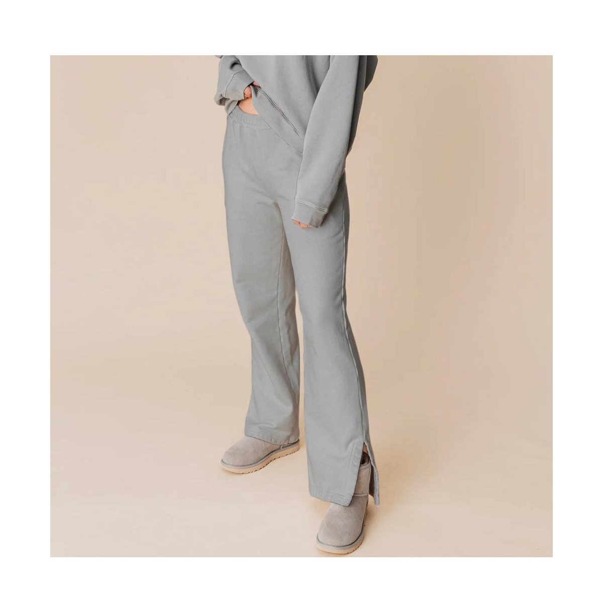 Ocio Women's Organic Cotton Teddy Flare Pant