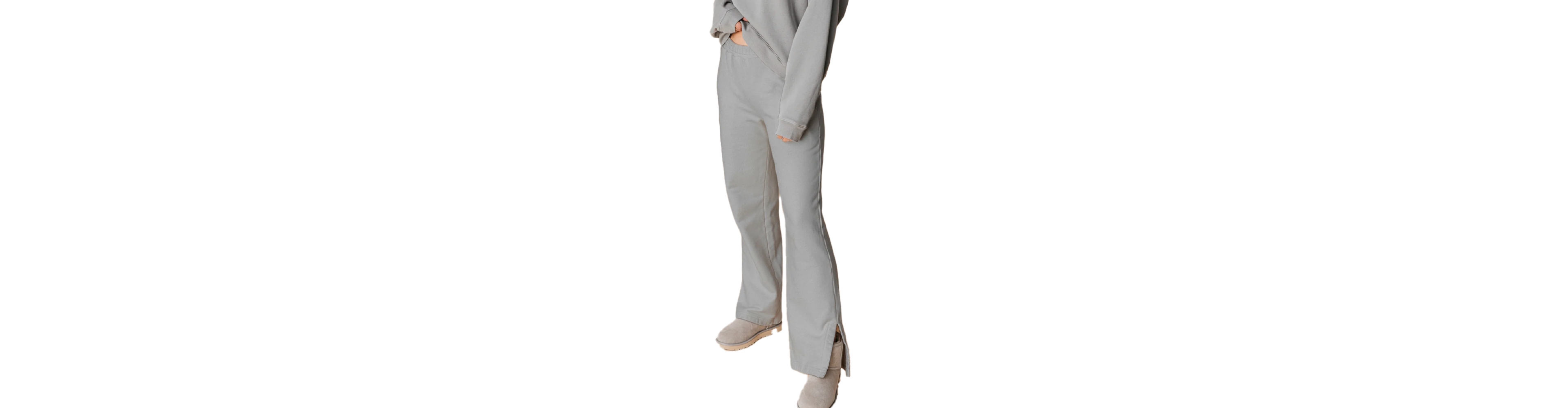 Ocio Women's Organic Cotton Teddy Flare Pant