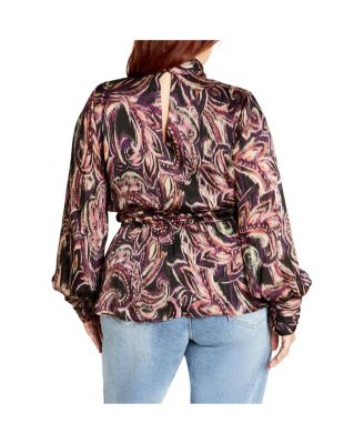 Women's Katya Ruched Peplum Top