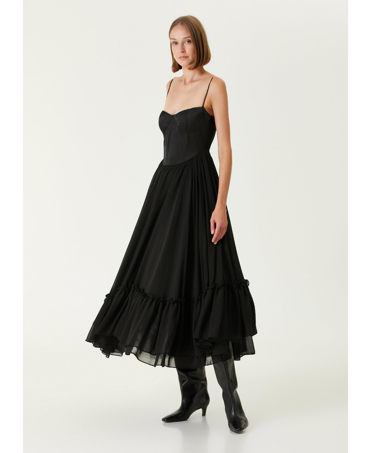 Pcfg Women's Nylon Swan Dress