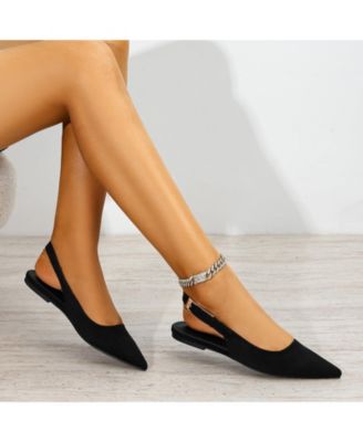 Caitriona Faux Suede Flats