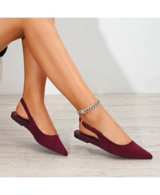 Caitriona Faux Suede Flats
