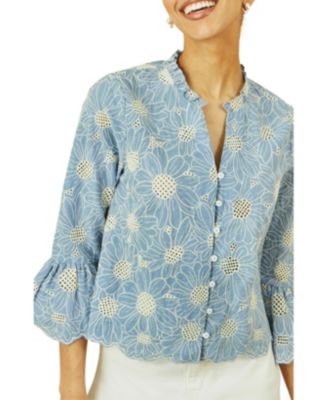Women's Daisy Broderie Shirt