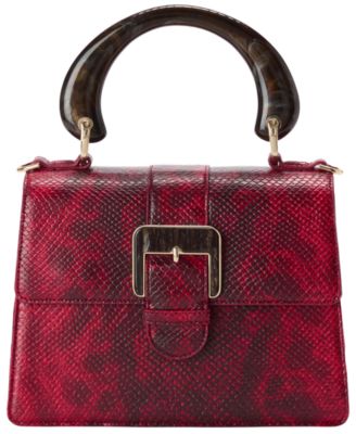 Hallie Medium Leather Satchel Bag