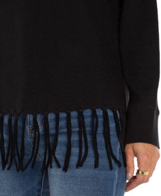 Women's Petite Long Dolman Sleeve Seamless Sweater