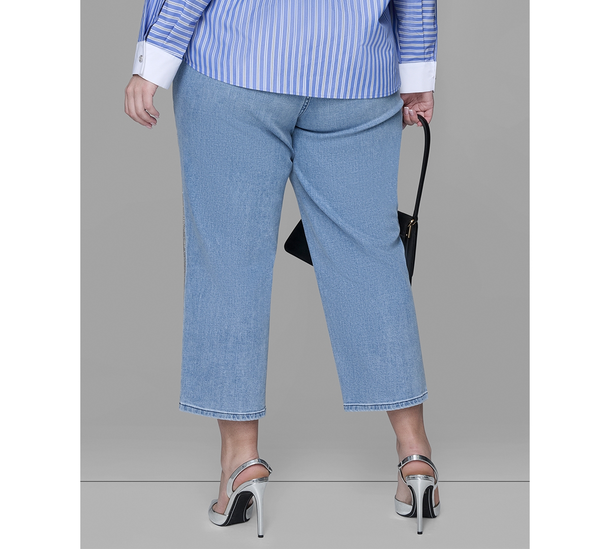 Karl Lagerfeld Paris Plus Hotfix Mid-Rise Jeans