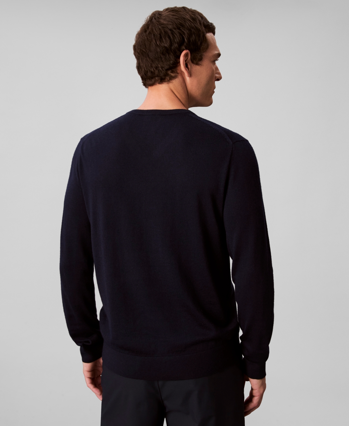 Calvin Klein Men's Merino Wool Blend V-Neck Sweater