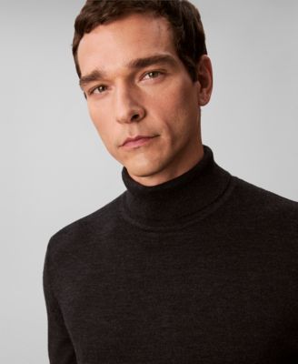 Men's Merino Wool Blend Turtleneck Sweater