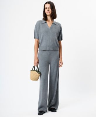 Women's Avier Knit Wide-Leg Lounge Pants