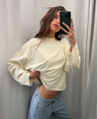 Women's Bloom Round-Neck Long-Sleeve Top