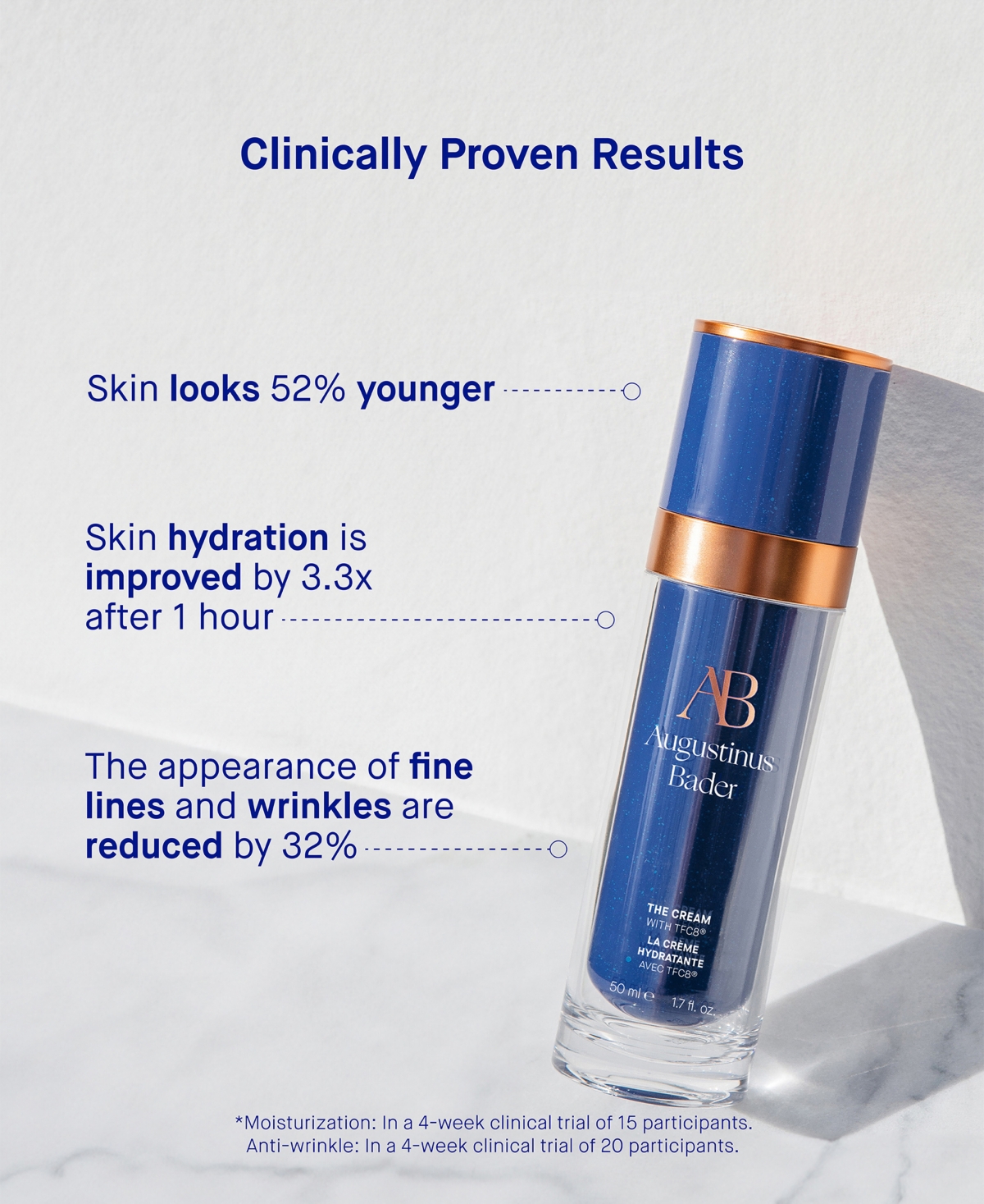 Augustinus Bader Hydrating Cream, 1.69 Oz. In Transparent