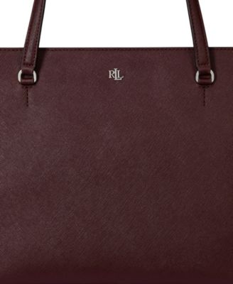 Crosshatch Leather Medium Karly Shopper Tote