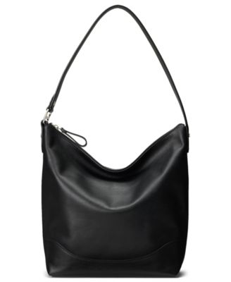 Large Smooth Leather Tasha Bucket Bag