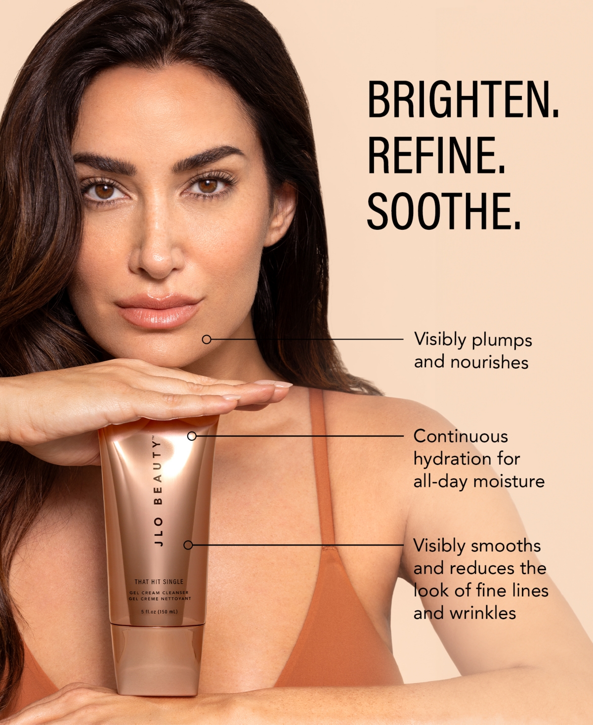 JLo Beauty That Hit Single Gel Cream Cleanser, 150 ml