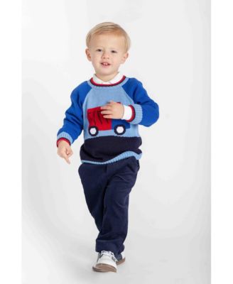 Baby Boys Sweater With Dump Truck