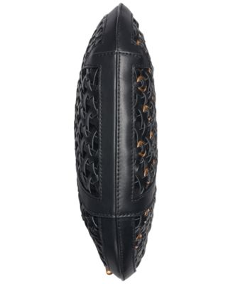 Baldwin Woven Grommet Shoulder Bag