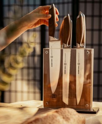 Bonded Teak 7-Pc. Knife Block Set