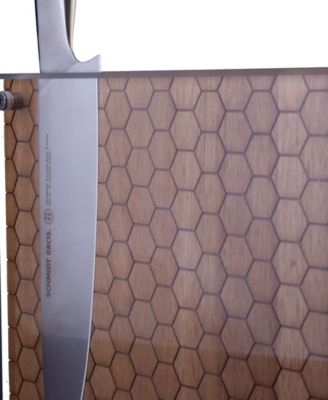 Acacia Honeycomb Downtown Knife Block