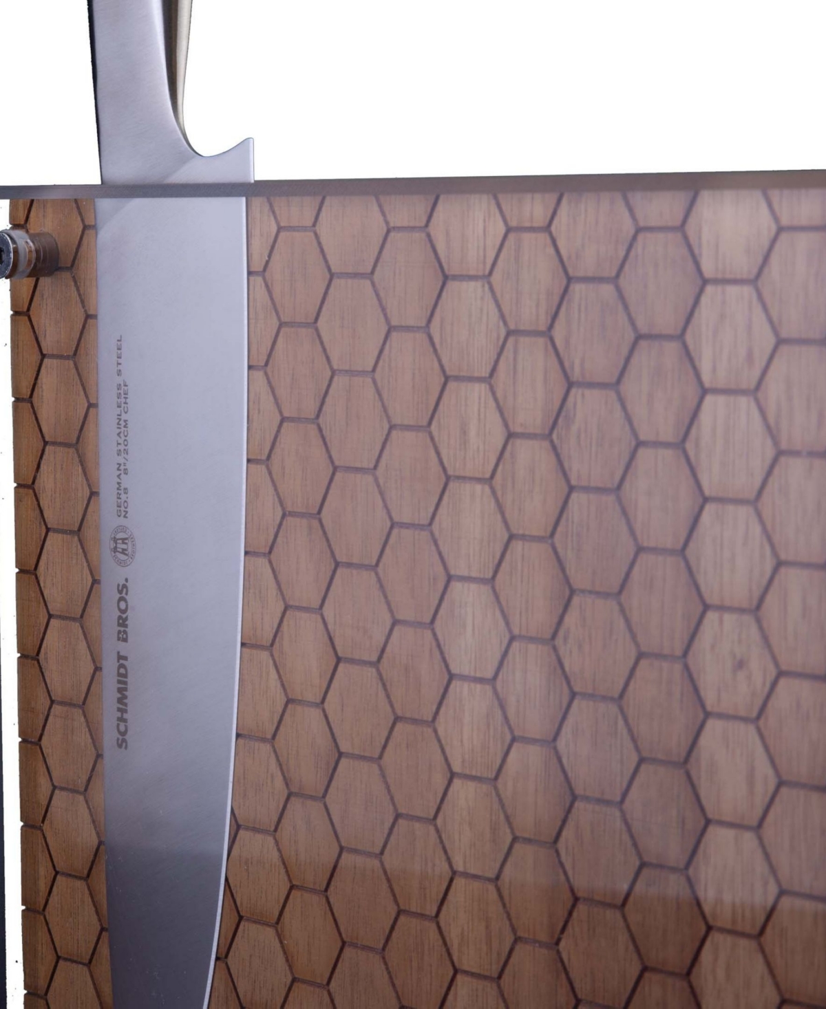 Schmidt Brothers Acacia Honeycomb Downtown Knife Block