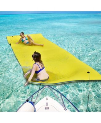 9' x 6' 3 Layer Floating Water Pad Foam Mat