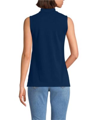 Women's Sleeveless Polished Essentials Mock Neck Top