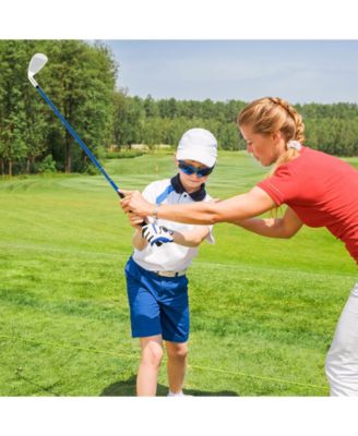 Outdoor Recreation & Sports Gear  Junior #7 Iron for Kids with Fiberglass Shaft and Headcover-Blue