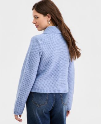 Women's Collared Sweater Jacket, Macy's Exclusive