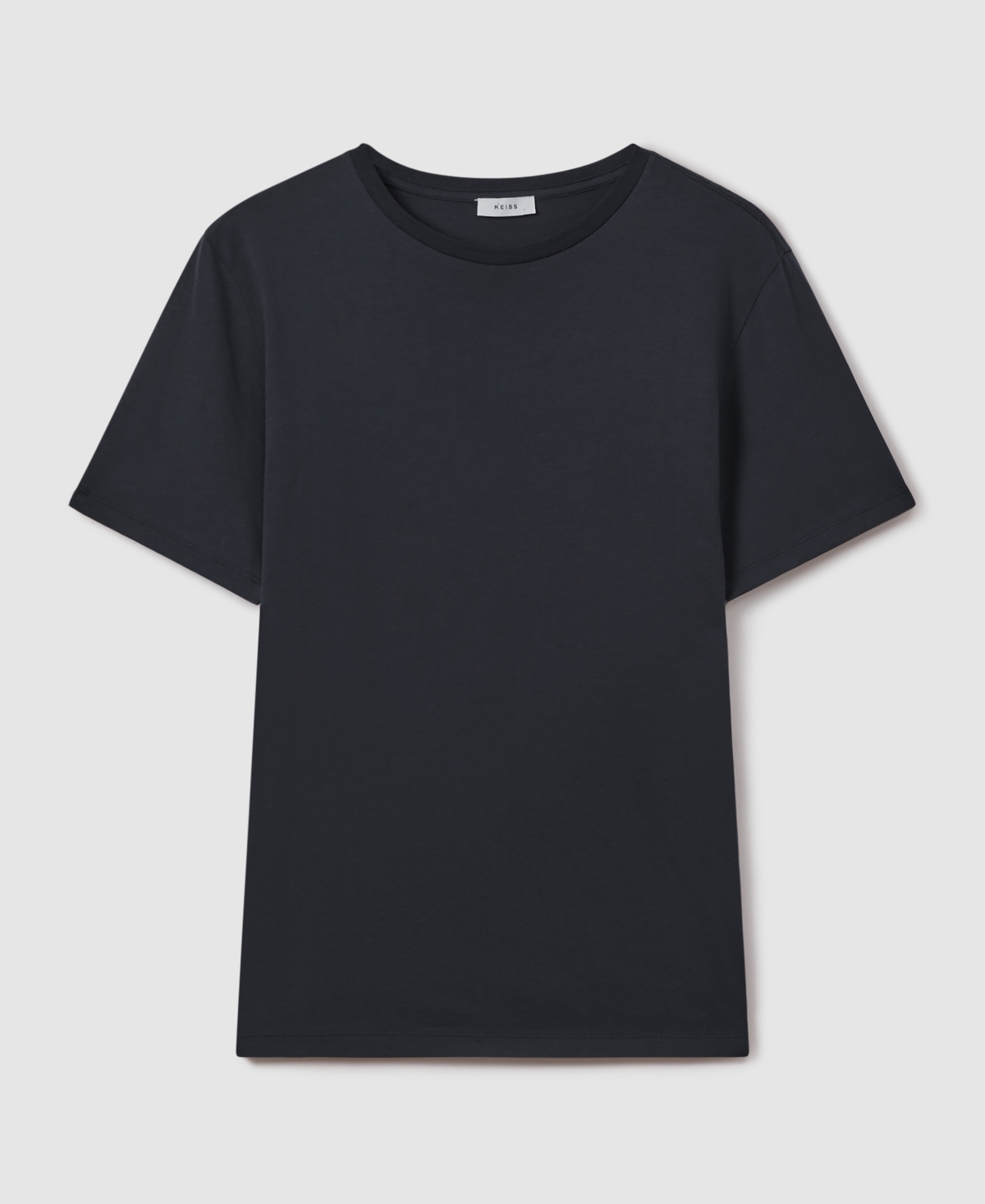 Reiss Men's Cotton Crew Neck T-shirt In Blue