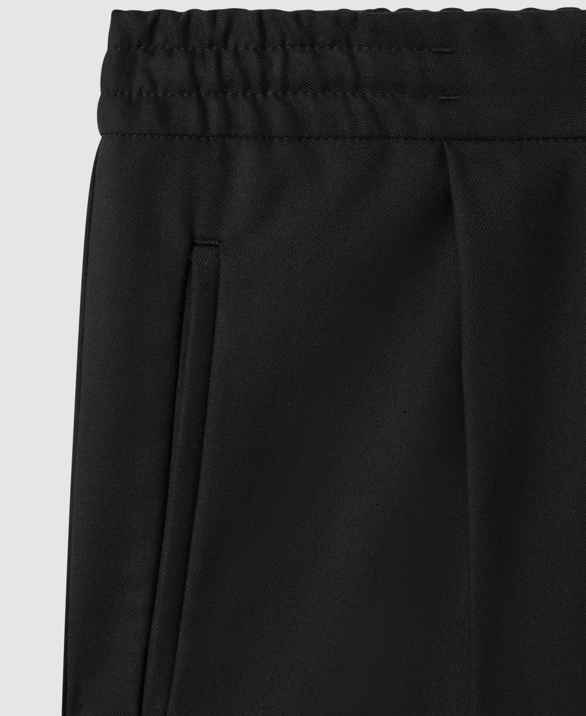 Reiss Men's Relaxed Drawstring Turn-Ups Pants