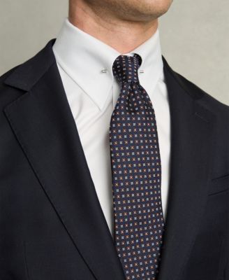 Men's Regular-Fit Cotton Pin-Collar Shirt