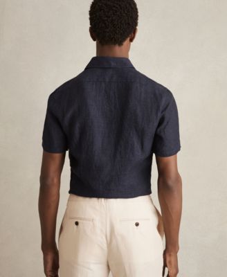 Men's Linen Short Sleeve Shirt