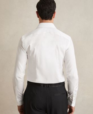Men's Cotton Slim-Fit Dinner Dress Shirt