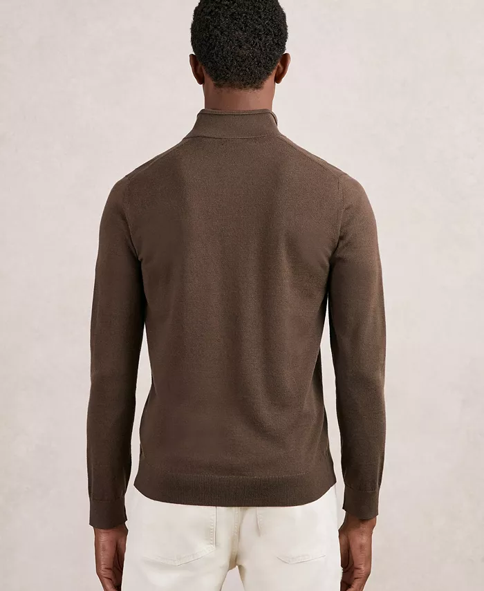 Men's Merino Wool Half-Zip Sweater - thumbnail 5