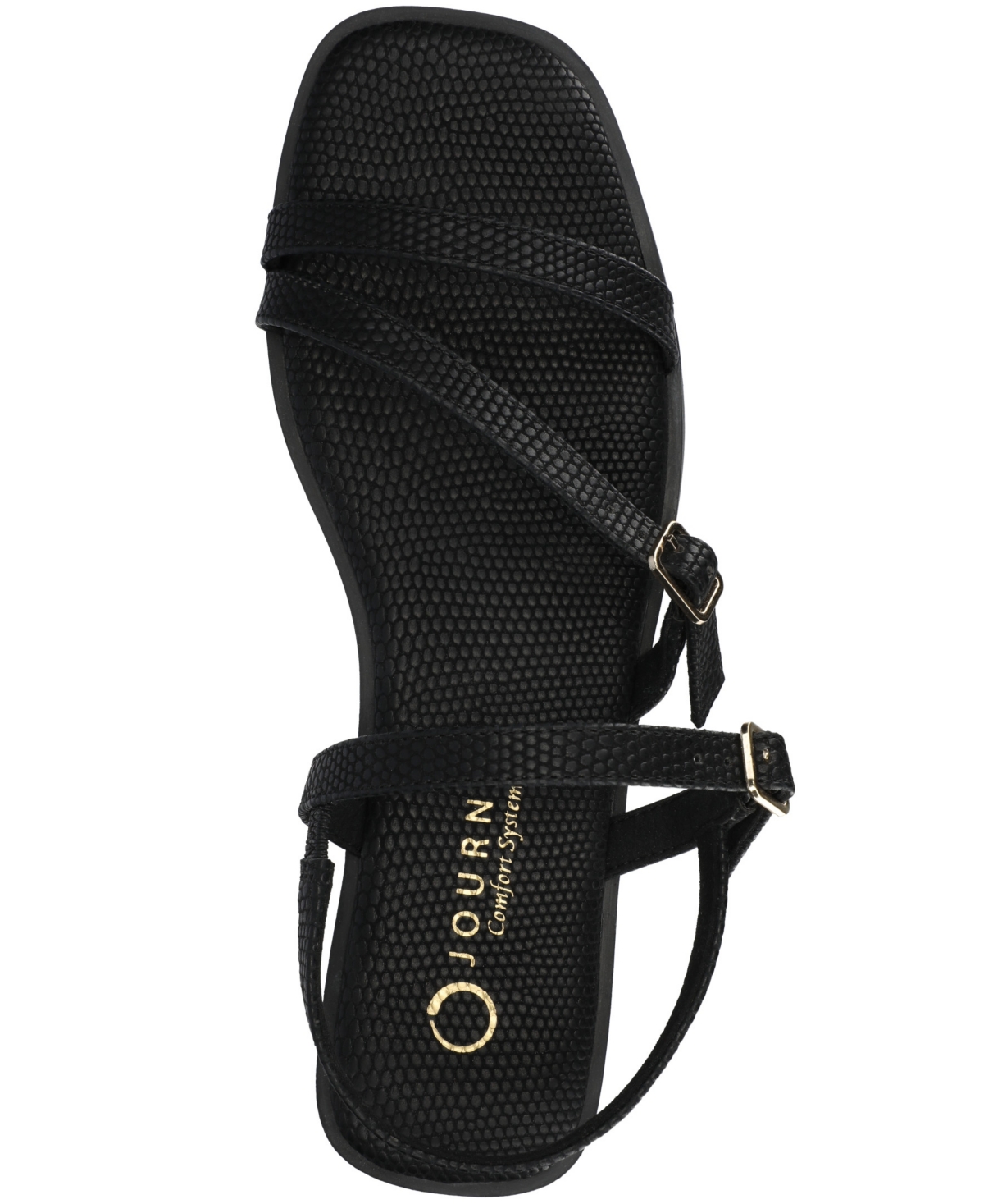 Journee Collection Women's Brianna Open Toe Ankle Strap Sandals