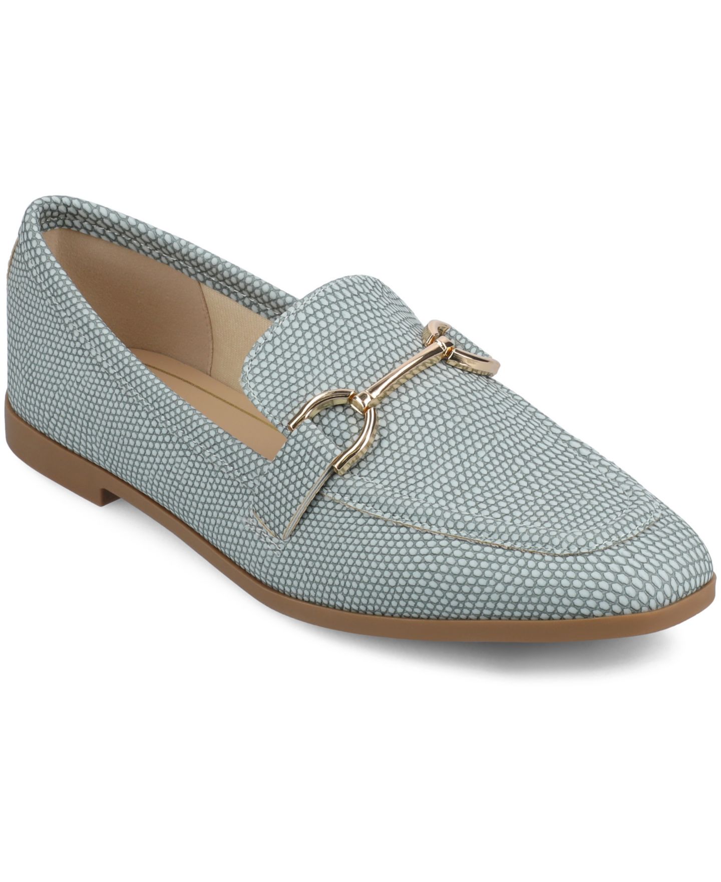 Женские туфли Journee Collection Mizza Slip-On, цвет: Синий — фото 1