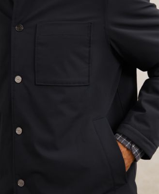 Men's Lightly-Padded Patch-Pocket Jacket