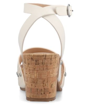 Women's Vanessa Open Toe Platform Clog Heels