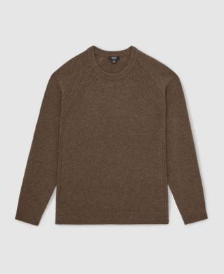 Men's Wool-Cashmere Reverse-Seam Sweater